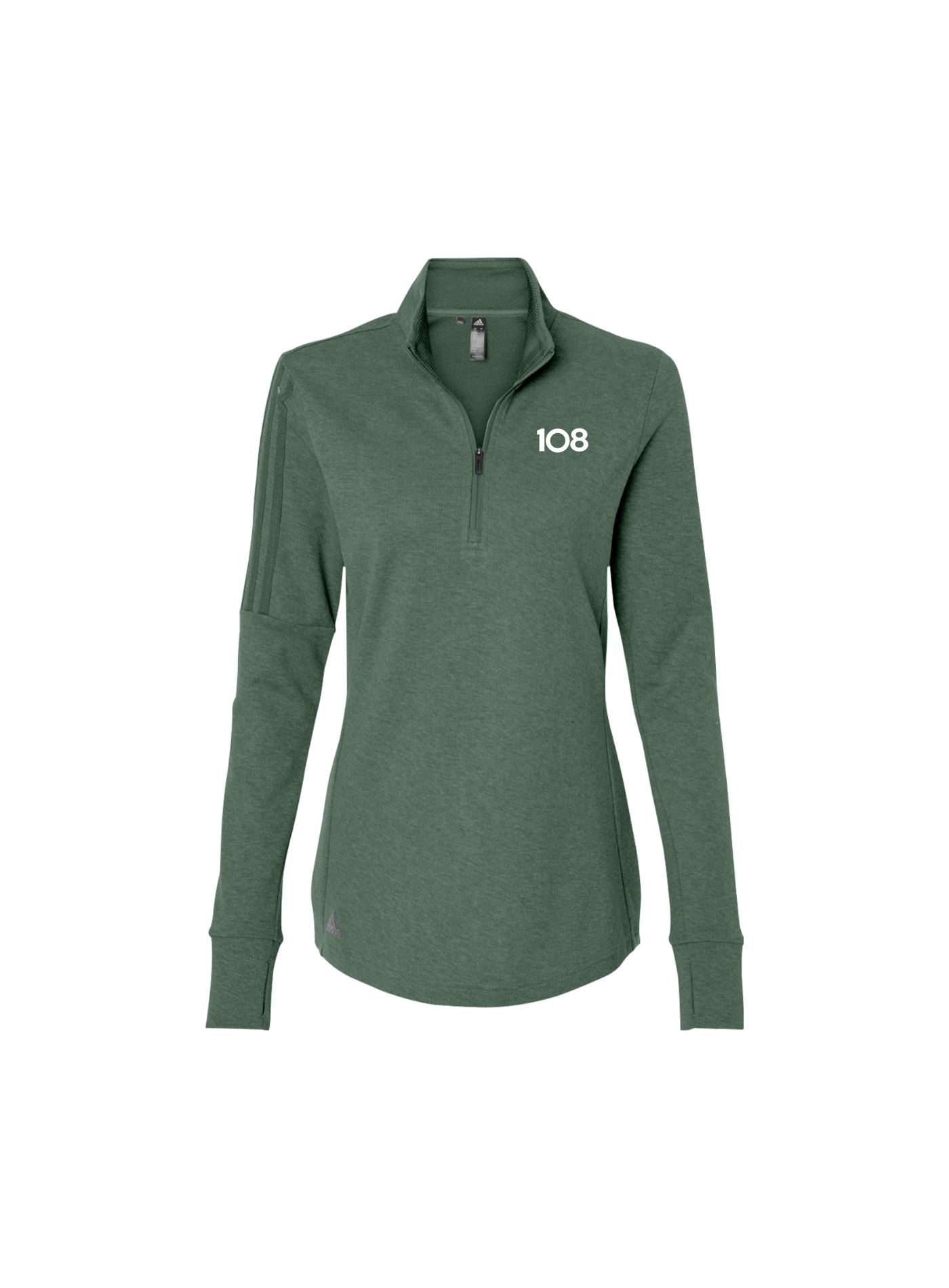 108 Adidas Women's 3-Stripes 1/4-Zip
