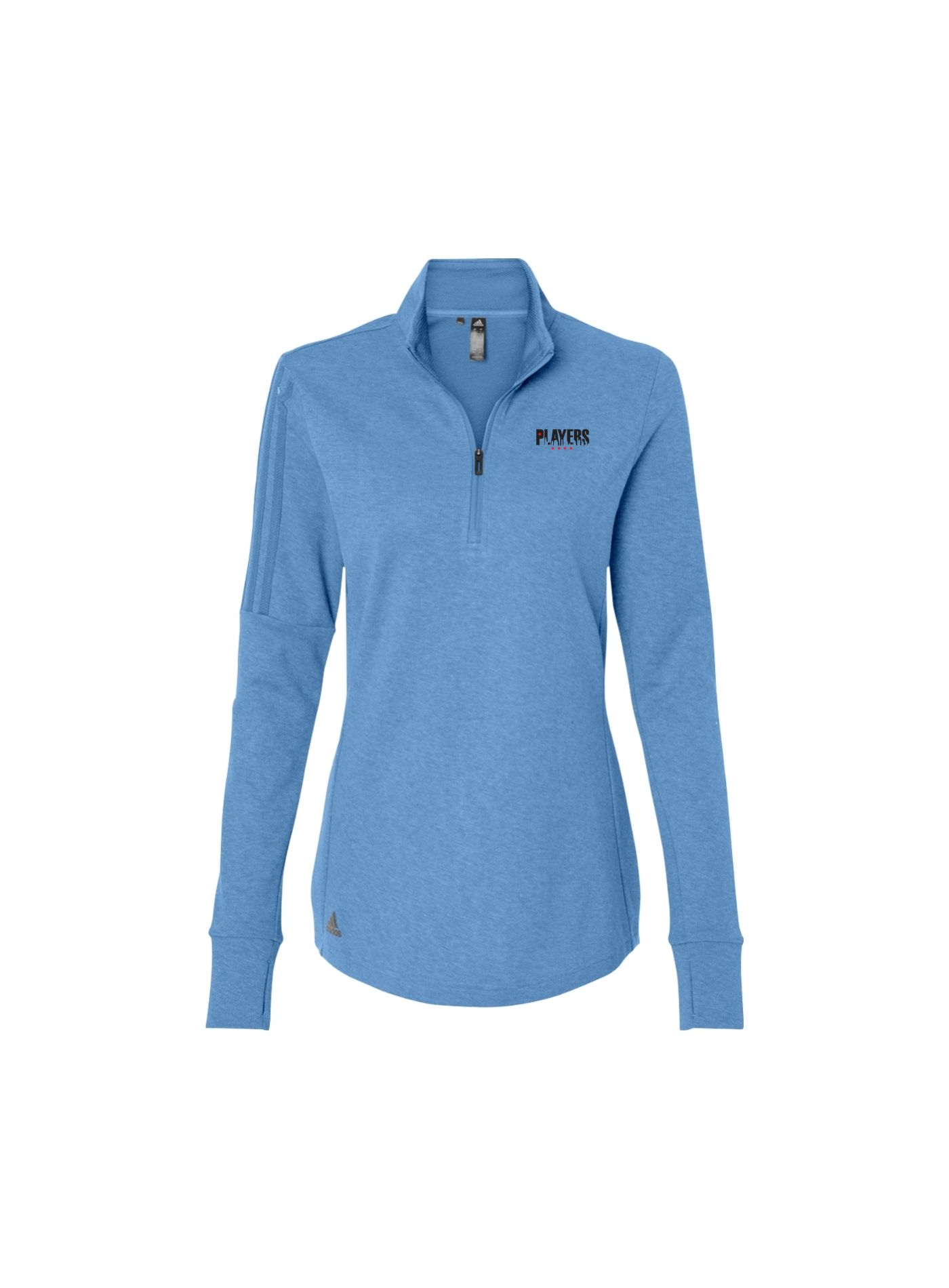 Players Adidas Women's 3-Stripes 1/4-Zip