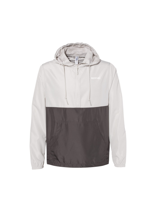 novel Quarter-Zip Windbreaker Jacket