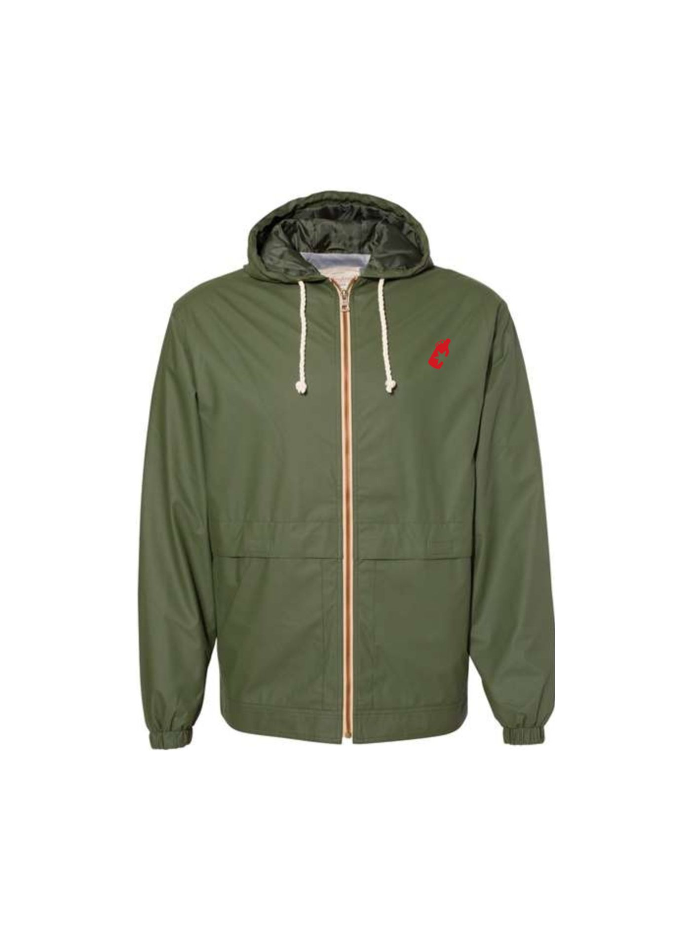 Bitter Pops Vintage Hooded Rain Jacket