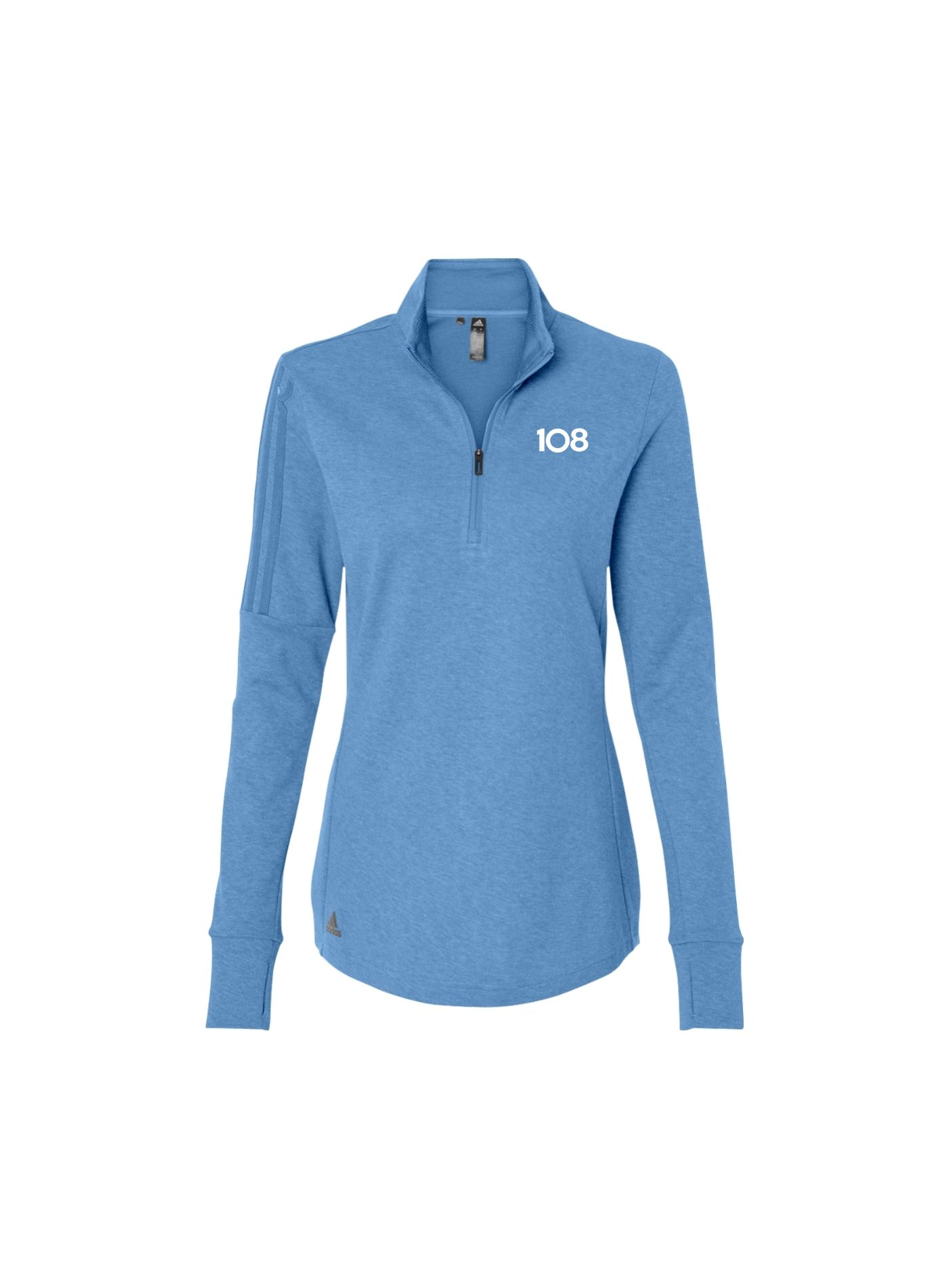 108 Adidas Women's 3-Stripes 1/4-Zip