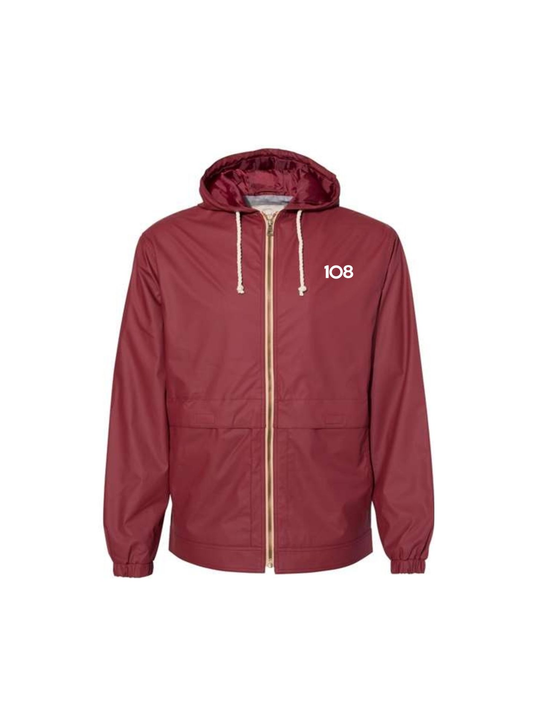 108 Vintage Hooded Rain Jacket