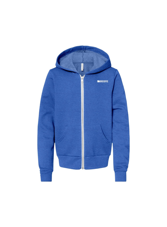 Bad Coffee Youth BELLA+CANVAS Fleece Hoodie
