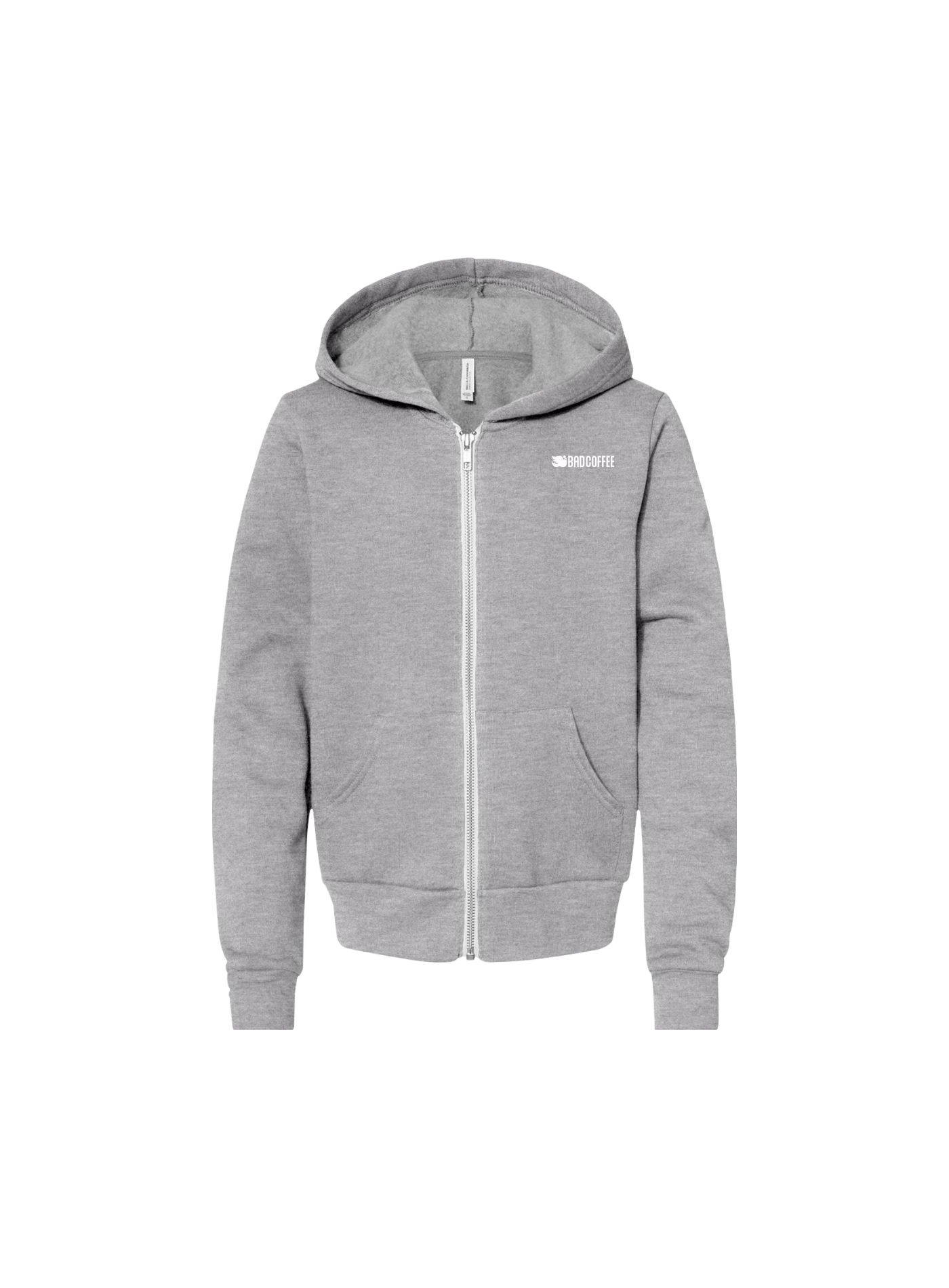 Bad Coffee Youth BELLA+CANVAS Fleece Hoodie