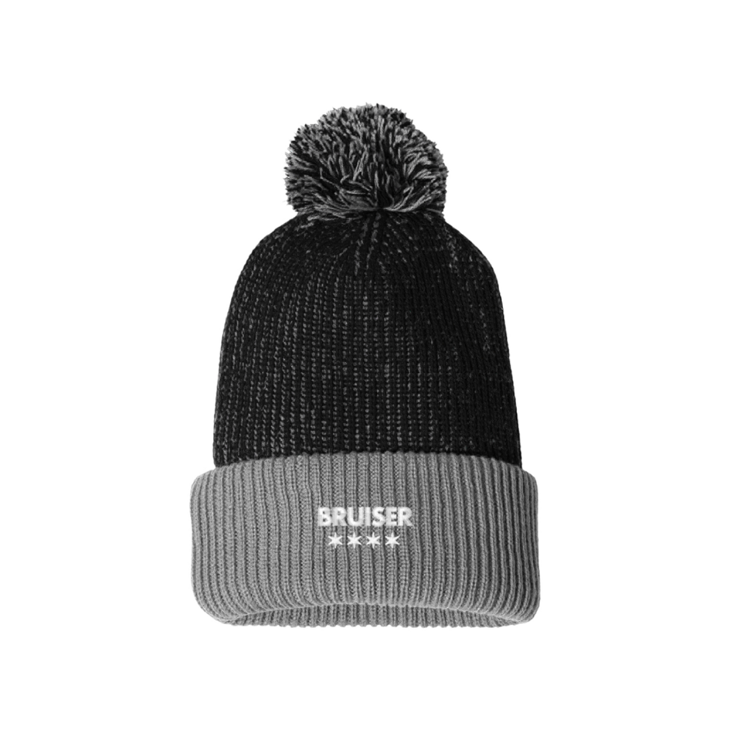 Sportsman 12" Knit Speckled Pom-Pom Beanie (centered)