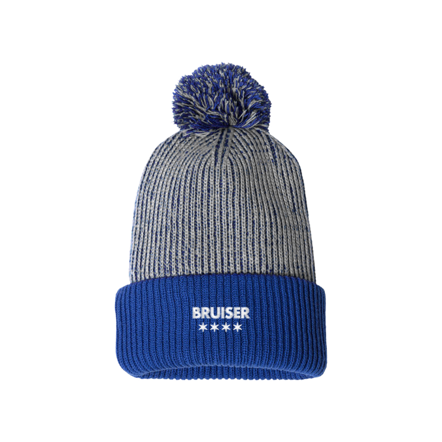 Sportsman 12" Knit Speckled Pom-Pom Beanie (centered)